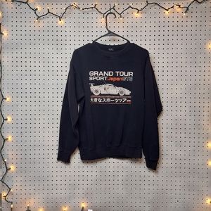 Grand tour sport crewneck men's size small black